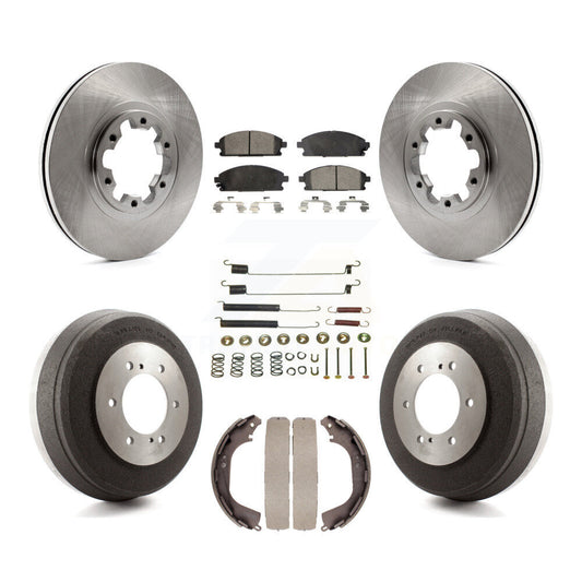 [Avant + Arrière] Kit de Disque et plaquette (céramique) de frein pour Nissan Pathfinder INFINITI QX4 K8T-102467
