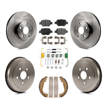 [Avant + Arrière] Kit de Disque et plaquette (céramique) de frein pour 2000-2001 Toyota Celica GTS K8T-102471 par Transit Auto