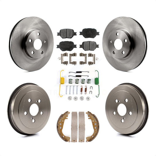 [Avant + Arrière] Kit de Disque et plaquette (céramique) de frein pour 2000-2001 Toyota Celica GTS K8T-102471 par Transit Auto