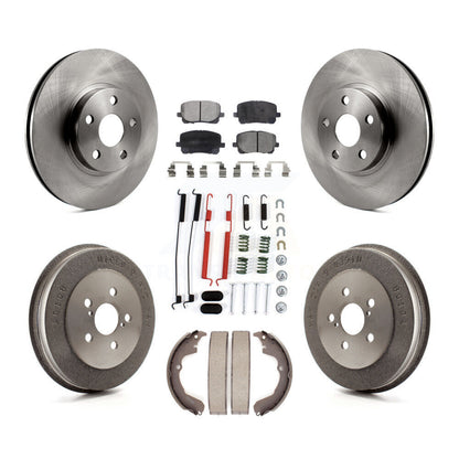 [Avant + Arrière] Kit de Disque et plaquette (céramique) de frein pour Toyota Matrix Pontiac Vibe K8T-102472