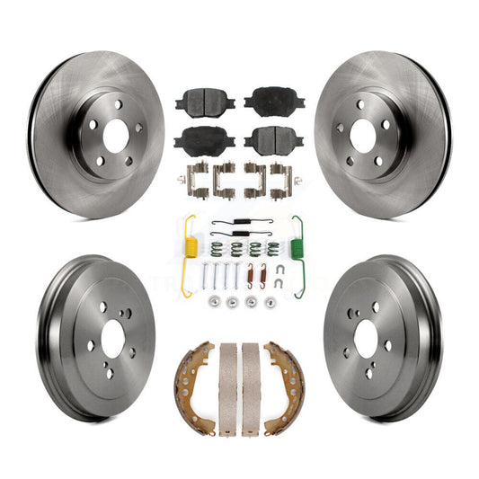 [Avant + Arrière] Kit de Disque et plaquette (céramique) de frein pour 2002-2005 Toyota Celica K8T-102473