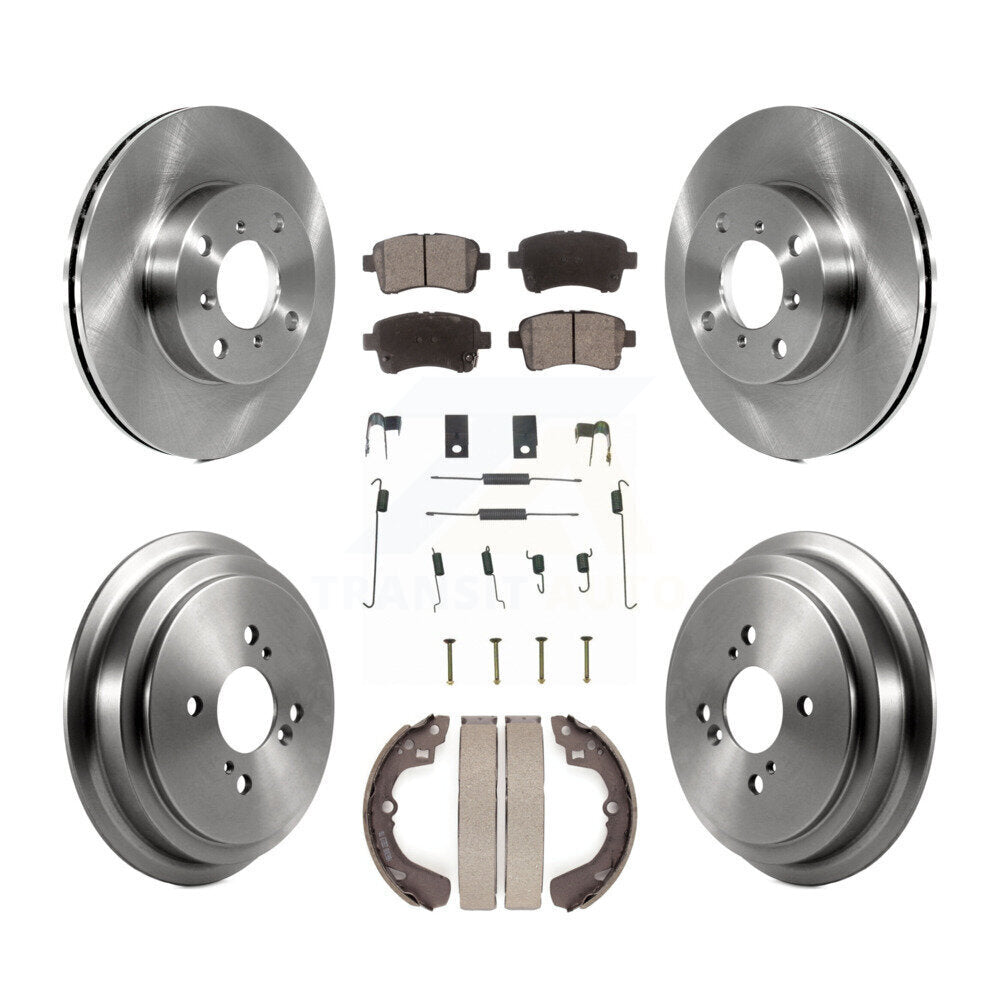 [Avant + Arrière] Kit de Disque et plaquette (céramique) de frein pour 2002-2005 Suzuki Aerio K8T-102479