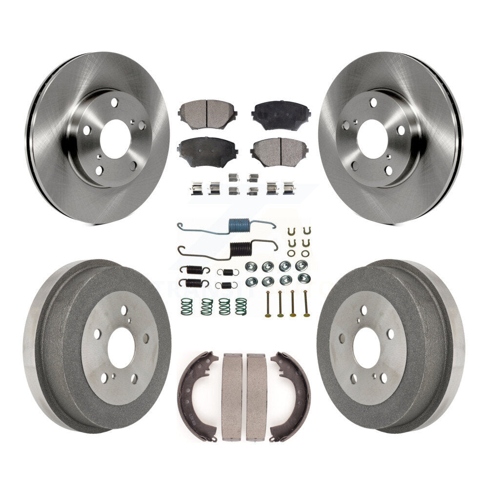 [Avant + Arrière] Kit de Disque et plaquette (céramique) de frein pour 2001-2002 Toyota RAV4 GAS engine K8T-102480
