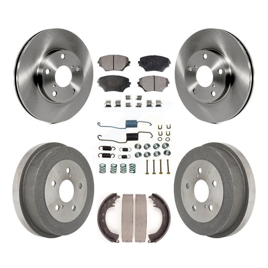 [Avant + Arrière] Kit de Disque et plaquette (céramique) de frein pour 2001-2002 Toyota RAV4 GAS engine K8T-102480