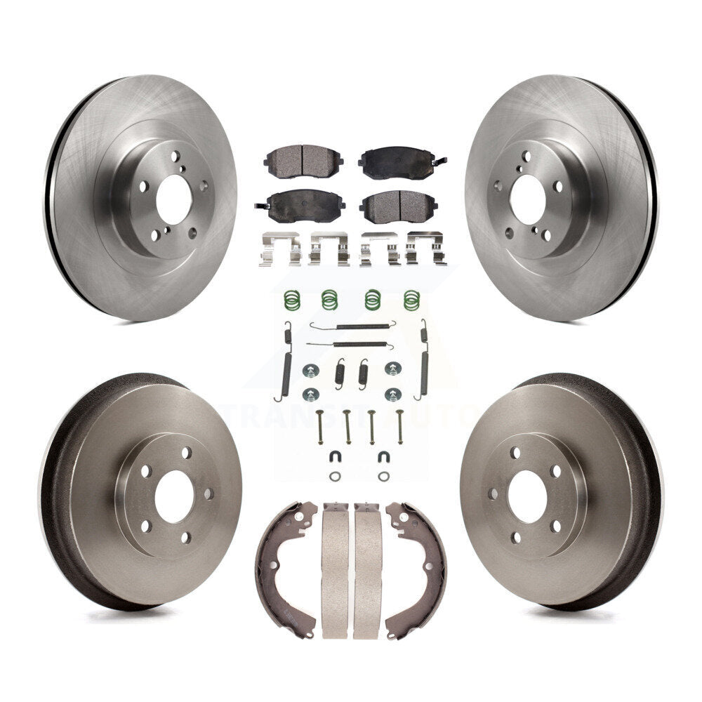 [Avant + Arrière] Kit de Disque et plaquette (céramique) de frein pour Subaru Forester Impreza K8T-102491