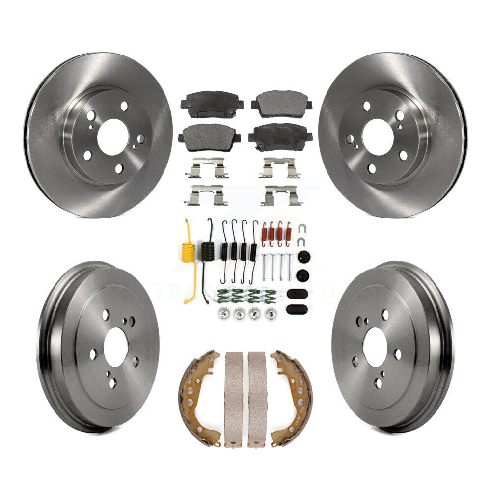 [Avant + Arrière] Kit de Disque et plaquette (céramique) de frein pour 2004-2007 Toyota Prius K8T-102497