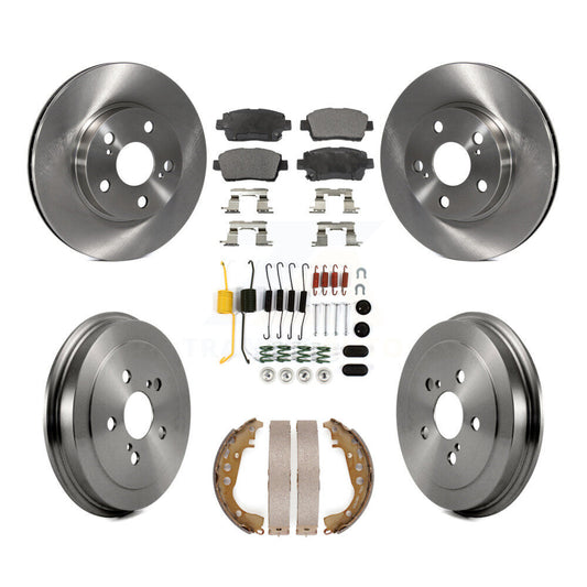 [Avant + Arrière] Kit de Disque et plaquette (céramique) de frein pour 2004-2007 Toyota Prius K8T-102497