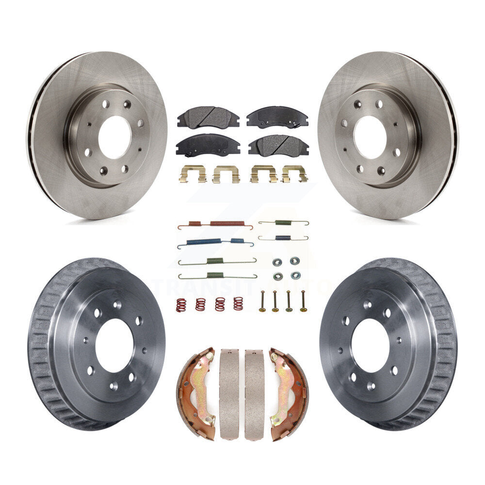 [Avant + Arrière] Kit de Disque et plaquette (céramique) de frein pour 2007-2009 Kia Spectra rear brakes K8T-102499