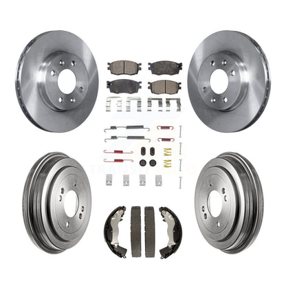 [Avant + Arrière] Kit de Disque et plaquette (céramique) de frein pour Hyundai Accent Kia Rio Rio5 K8T-102501