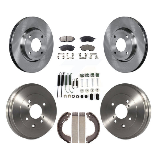 [Avant + Arrière] Kit de Disque et plaquette (céramique) de frein pour Nissan Sentra Versa Cube K8T-102505