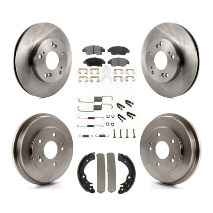 [Avant + Arrière] Kit de Disque et plaquette (céramique) de frein pour Honda Civic K8T-102508