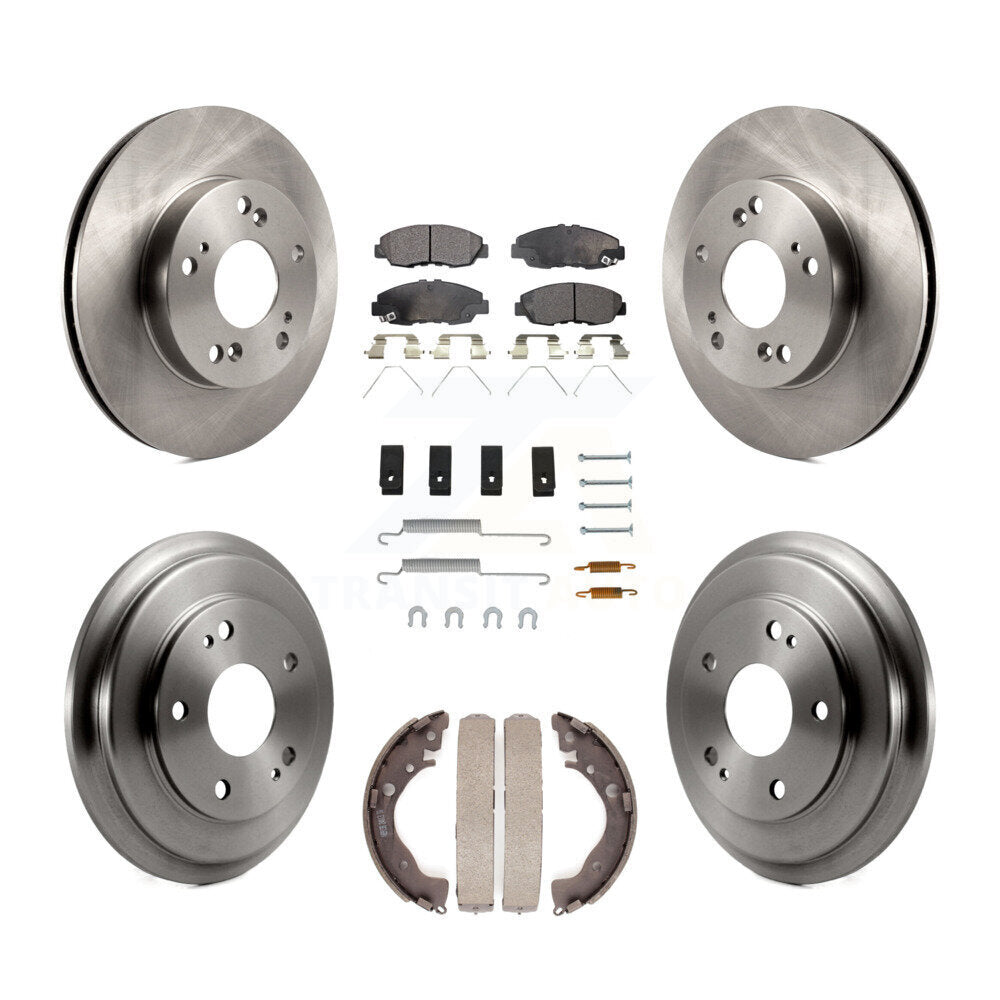 [Avant + Arrière] Kit de Disque et plaquette (céramique) de frein pour Honda Civic K8T-102511