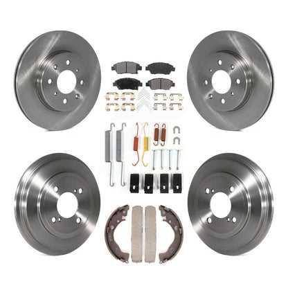 [Avant + Arrière] Kit de Disque et plaquette (céramique) de frein pour 2015-2020 Honda Fit K8T-102516
