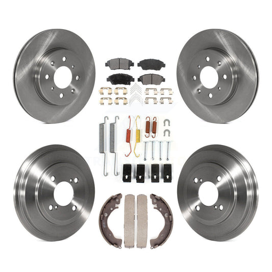 [Avant + Arrière] Kit de Disque et plaquette (céramique) de frein pour 2015-2020 Honda Fit K8T-102516