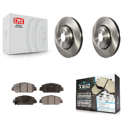 [Avant] Kit de Disque et plaquette (céramique) de frein pour 2017 Honda Accord Hybrid EX-L Touring K8T-102522
