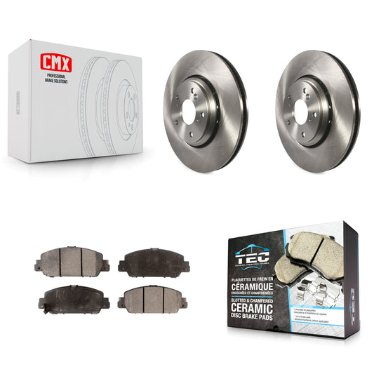 [Avant] Kit de Disque et plaquette (céramique) de frein pour 2017 Honda Accord Hybrid EX-L Touring K8T-102522