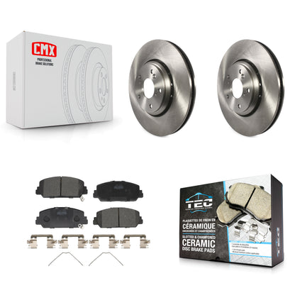 [Avant] Kit de Disque et plaquette (céramique) de frein pour Honda Civic Accord Acura ILX K8T-102523