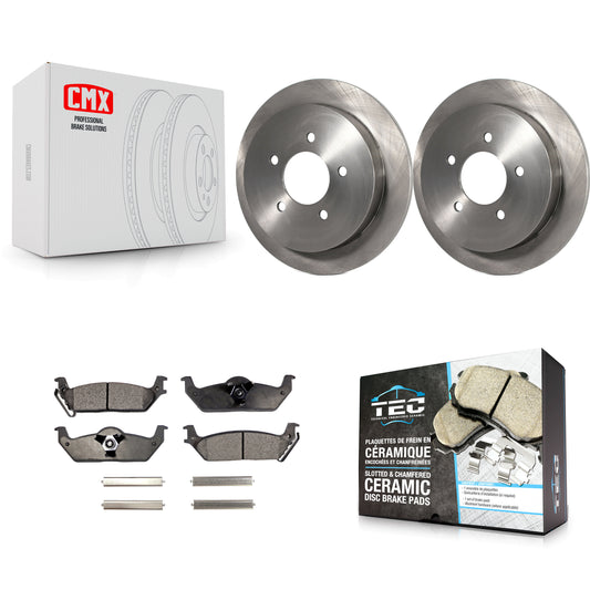 [Arrière] Kit de Disque et plaquette (céramique) de frein pour 2004 Ford F-150 avec 5 Lug Wheels 11th Digit Of Vin Is C K8T-102527