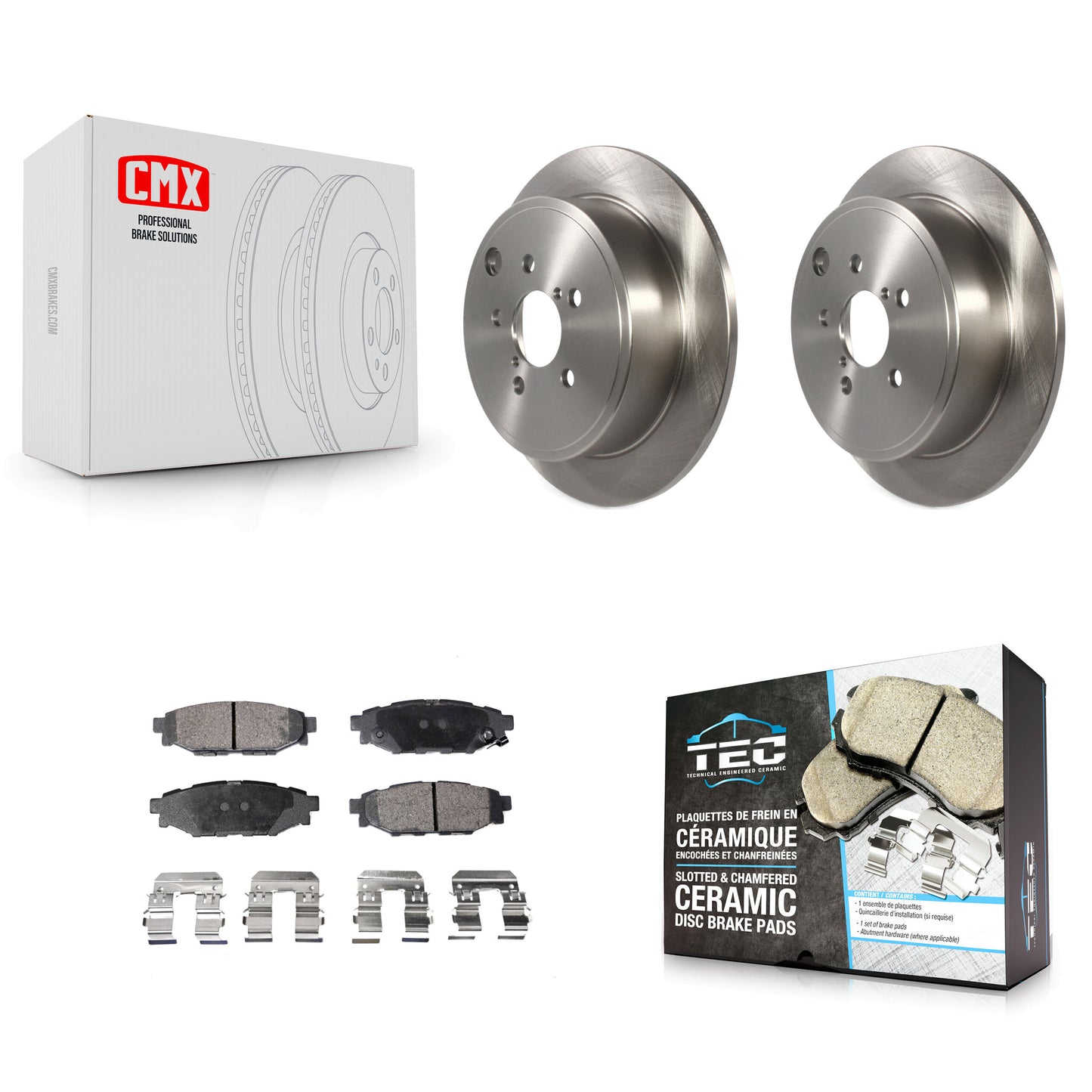 [Arrière] Kit de Disque et plaquette (céramique) de frein pour Subaru WRX K8T-102529