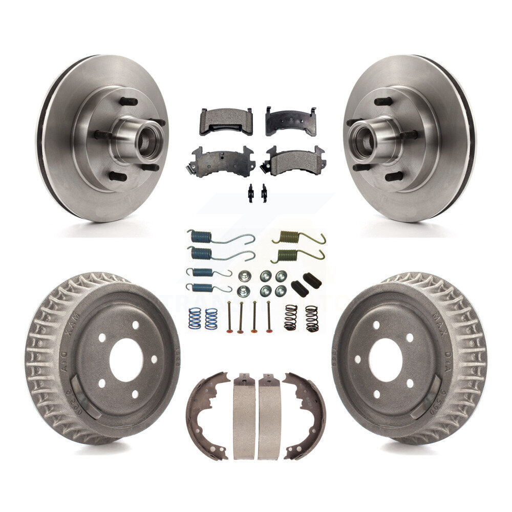 [Avant + Arrière] Kit de Disque et plaquette (céramique) de frein pour Chevrolet S10 GMC Sonoma Jimmy Blazer K8T-102531