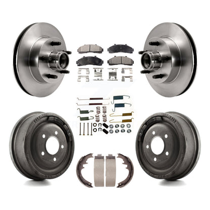 [Avant + Arrière] Kit de Disque et plaquette (céramique) de frein pour Ford Ranger Mazda B2500 B3000 B4000 avec 10" Diameter K8T-102549