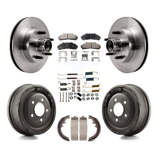 [Avant + Arrière] Kit de Disque et plaquette (céramique) de frein pour Ford Ranger Mazda B2500 B3000 B4000 avec 10" Diameter K8T-102549
