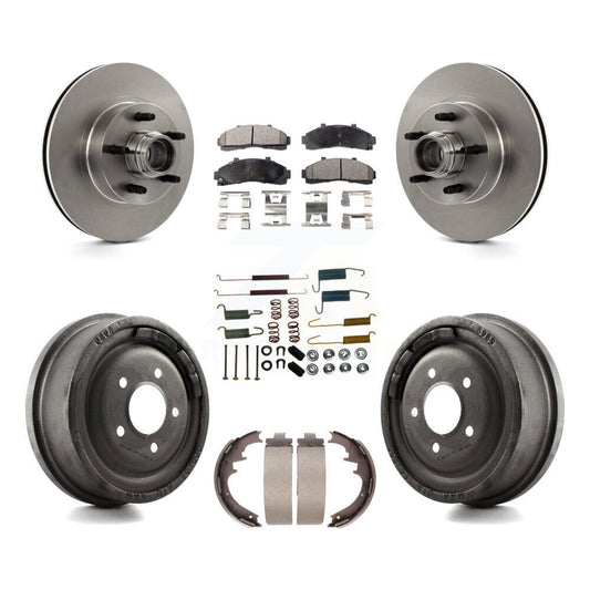 [Avant + Arrière] Kit de Disque et plaquette (céramique) de frein pour Ford Ranger avec 10" Diameter K8T-102551