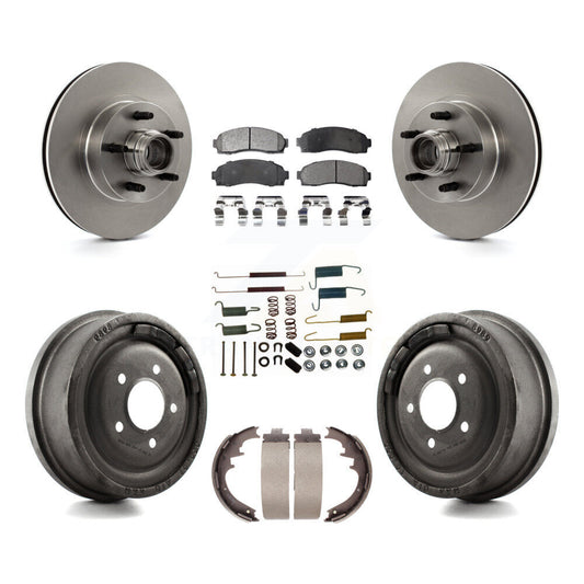 [Avant + Arrière] Kit de Disque et plaquette (céramique) de frein pour 2006-2009 Ford Ranger RWD avec 10" Diameter K8T-102552