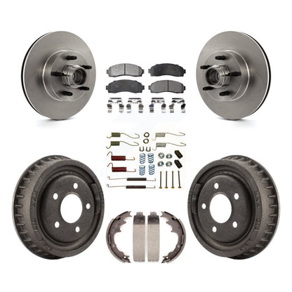 [Avant + Arrière] Kit de Disque et plaquette (céramique) de frein pour 2006-2009 Ford Ranger RWD avec 9" Diameter K8T-102554