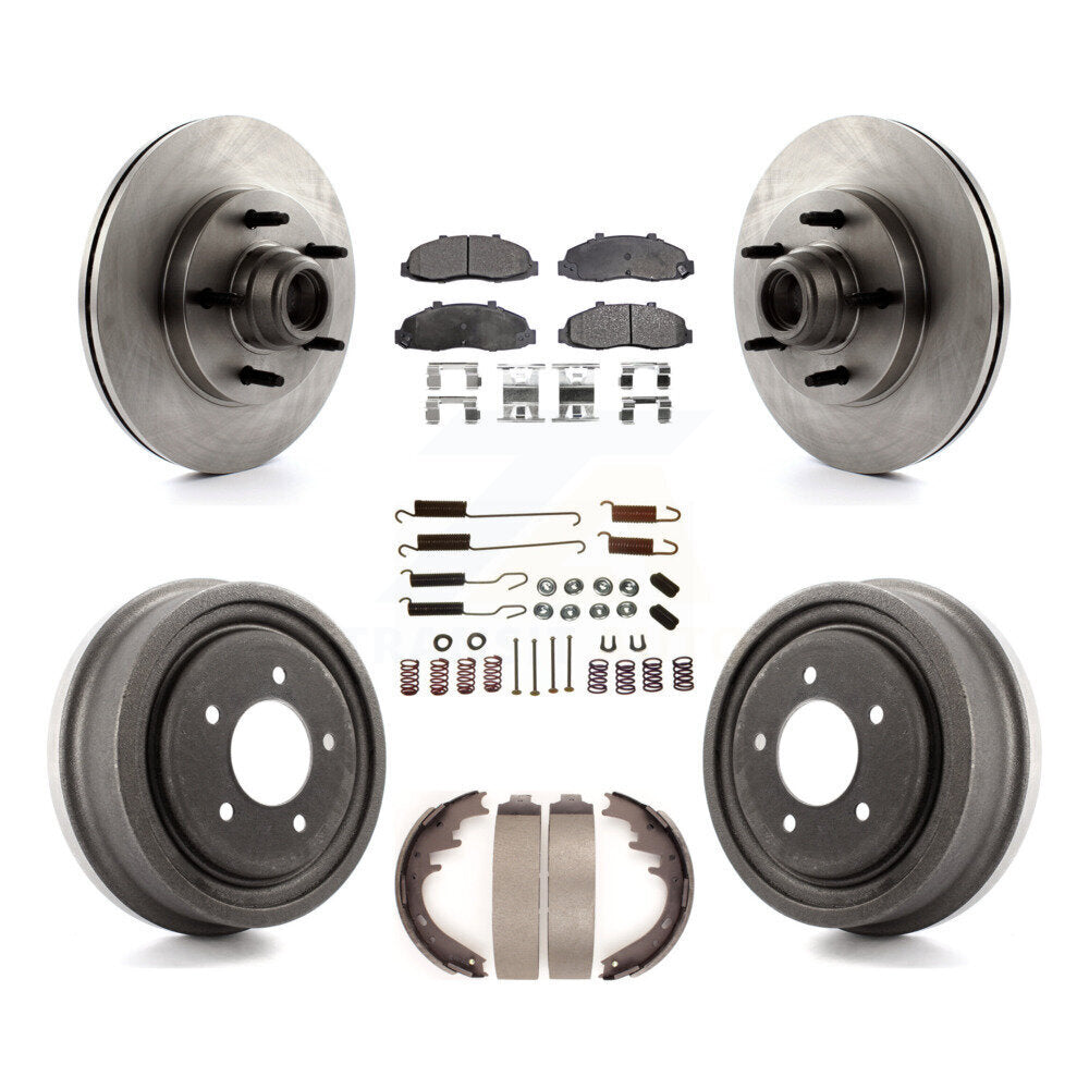 [Avant + Arrière] Kit de Disque et plaquette (céramique) de frein pour Ford F-150 K8T-102557