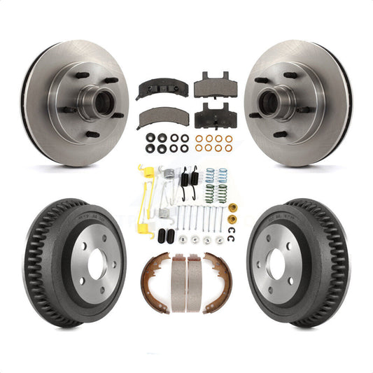 [Avant + Arrière] Kit de Disque et plaquette (céramique) de frein pour 1994-1999 Dodge Ram 1500 RWD K8T-102558 par Transit Auto