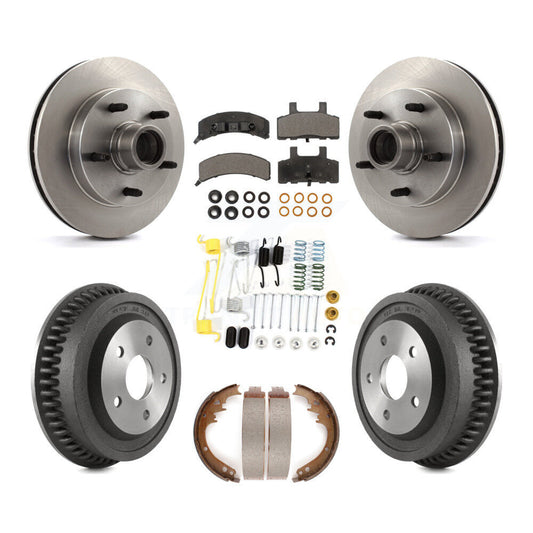 [Avant + Arrière] Kit de Disque et plaquette (céramique) de frein pour 1994-1999 Dodge Ram 1500 RWD K8T-102558