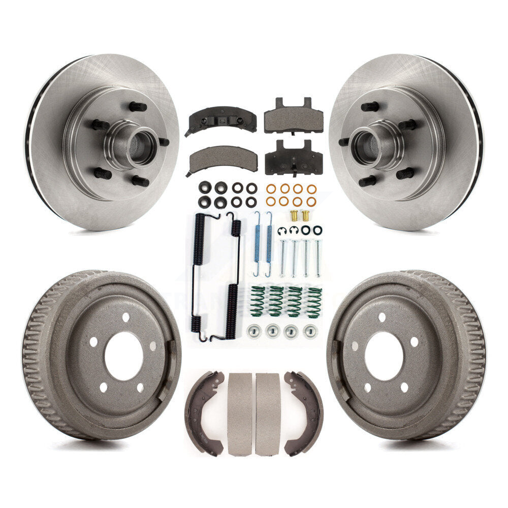 [Avant + Arrière] Kit de Disque et plaquette (céramique) de frein pour 1988-1991 C1500 Chevrolet GMC K8T-102559