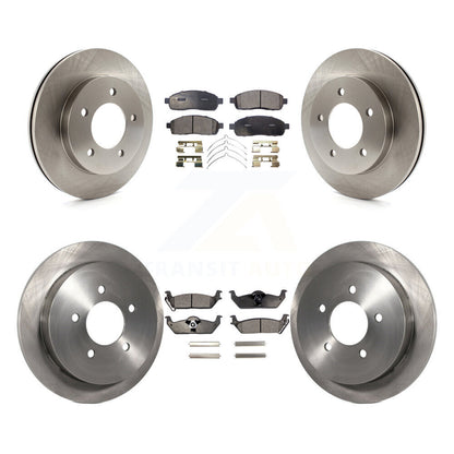 [Avant + Arrière] Kit de Disque et plaquette (céramique) de frein pour 2004 Ford F-150 4WD avec 5 Lug Wheels 11th Digit Of Vin Is C K8T-102562