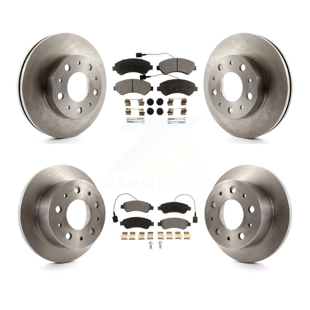 [Avant + Arrière] Kit de Disque et plaquette (céramique) de frein pour Ram ProMaster 1500 2500 3500 K8T-102563