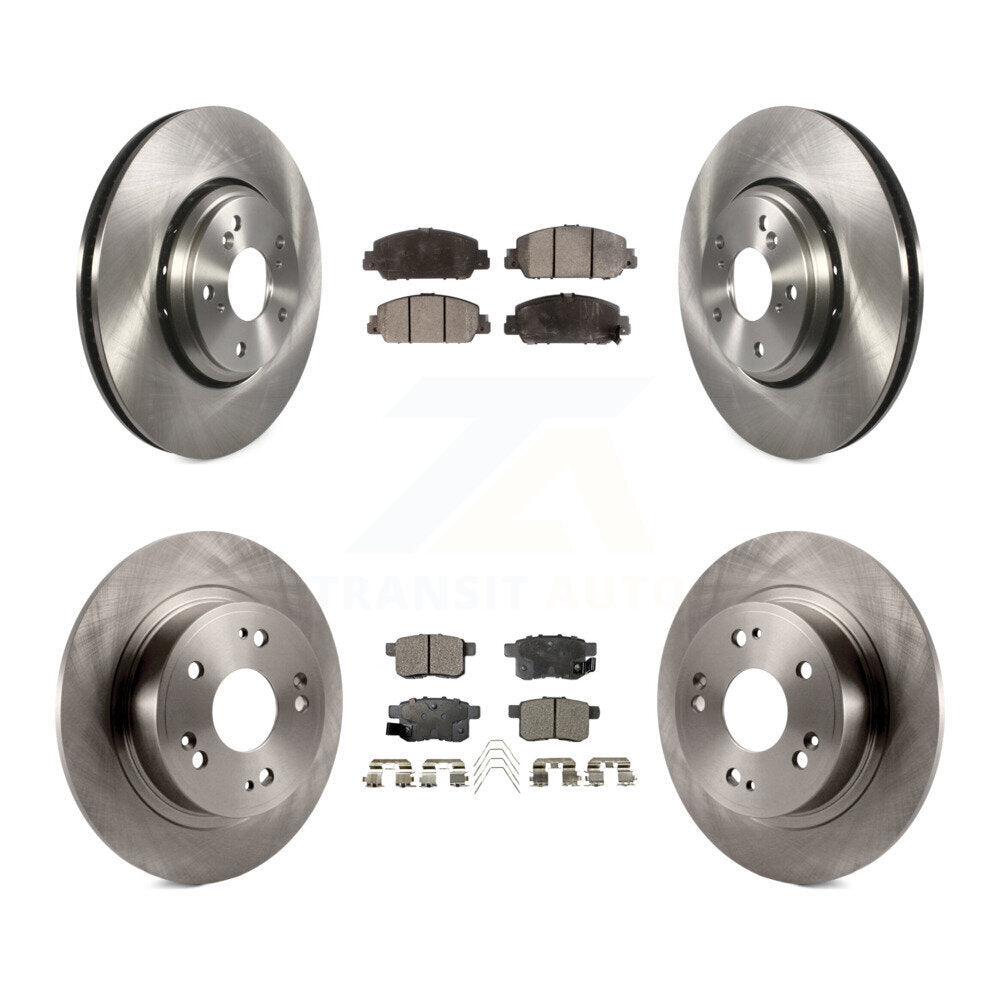 [Avant + Arrière] Kit de Disque et plaquette (céramique) de frein pour 2017 Honda Accord Hybrid EX-L Touring K8T-102569