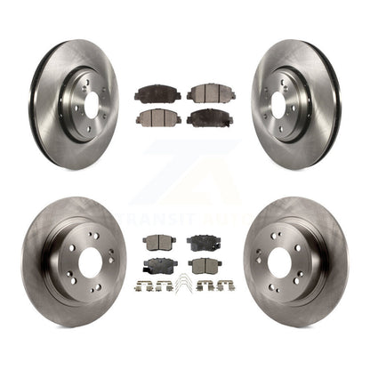 [Avant + Arrière] Kit de Disque et plaquette (céramique) de frein pour 2017 Honda Accord Hybrid EX-L Touring K8T-102569
