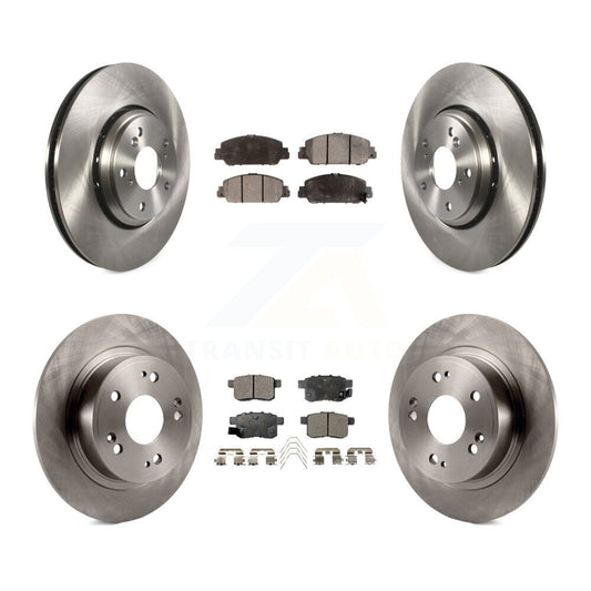 [Avant + Arrière] Kit de Disque et plaquette (céramique) de frein pour 2017 Honda Accord Hybrid EX-L Touring K8T-102569
