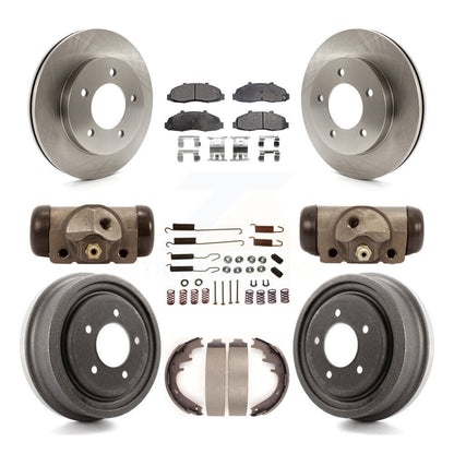 [Avant + Arrière] Kit de Disque et plaquette (céramique) de frein pour Ford F-150 4WD K8T-102575