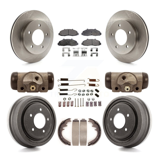 [Avant + Arrière] Kit de Disque et plaquette (céramique) de frein pour Ford F-150 4WD K8T-102575