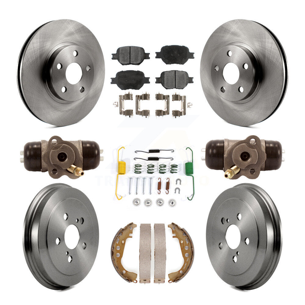 [Avant + Arrière] Kit de Disque et plaquette (céramique) de frein pour 2003-2005 Toyota Celica K8T-102610