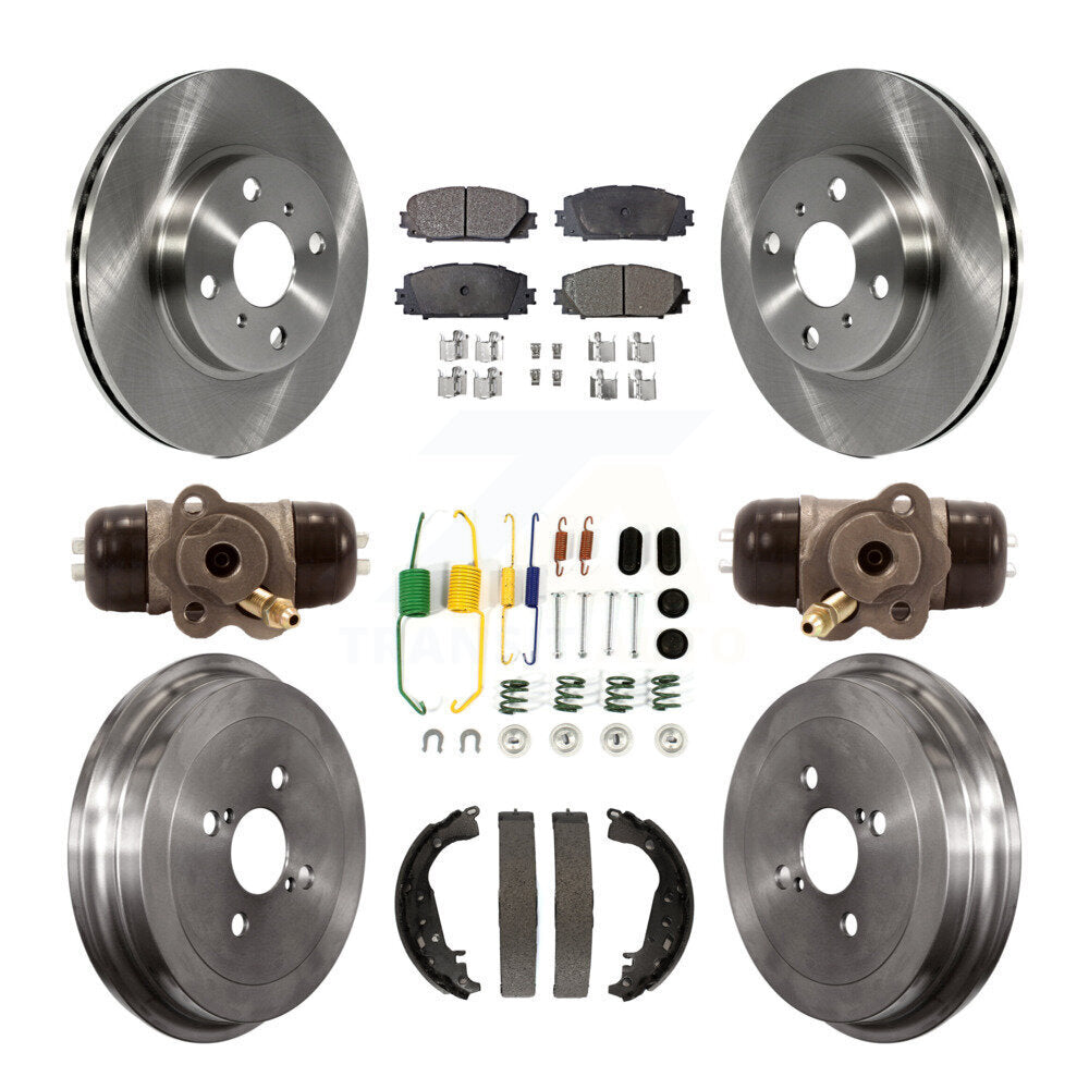 [Avant + Arrière] Kit de Disque et plaquette (céramique) de frein pour Toyota Yaris K8T-102619