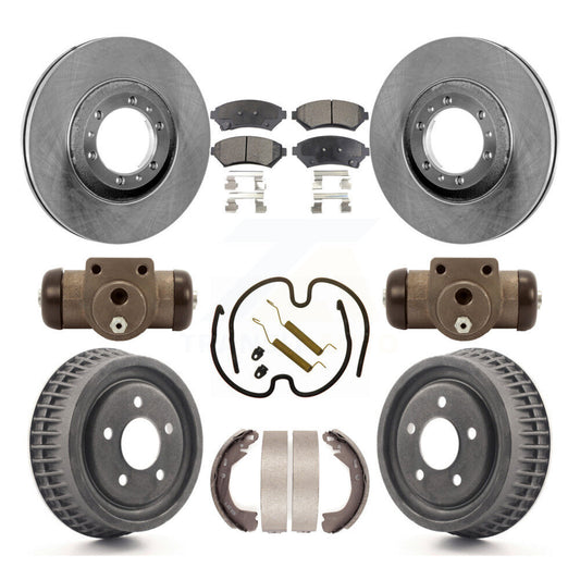 [Avant + Arrière] Kit de Disque et plaquette (céramique) de frein pour Chevrolet Venture Pontiac Montana Oldsmobile Silhouette Trans Sport K8T-102631