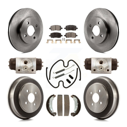 [Avant + Arrière] Kit de Disque et plaquette (céramique) de frein pour 2003 Saturn Ion K8T-102637