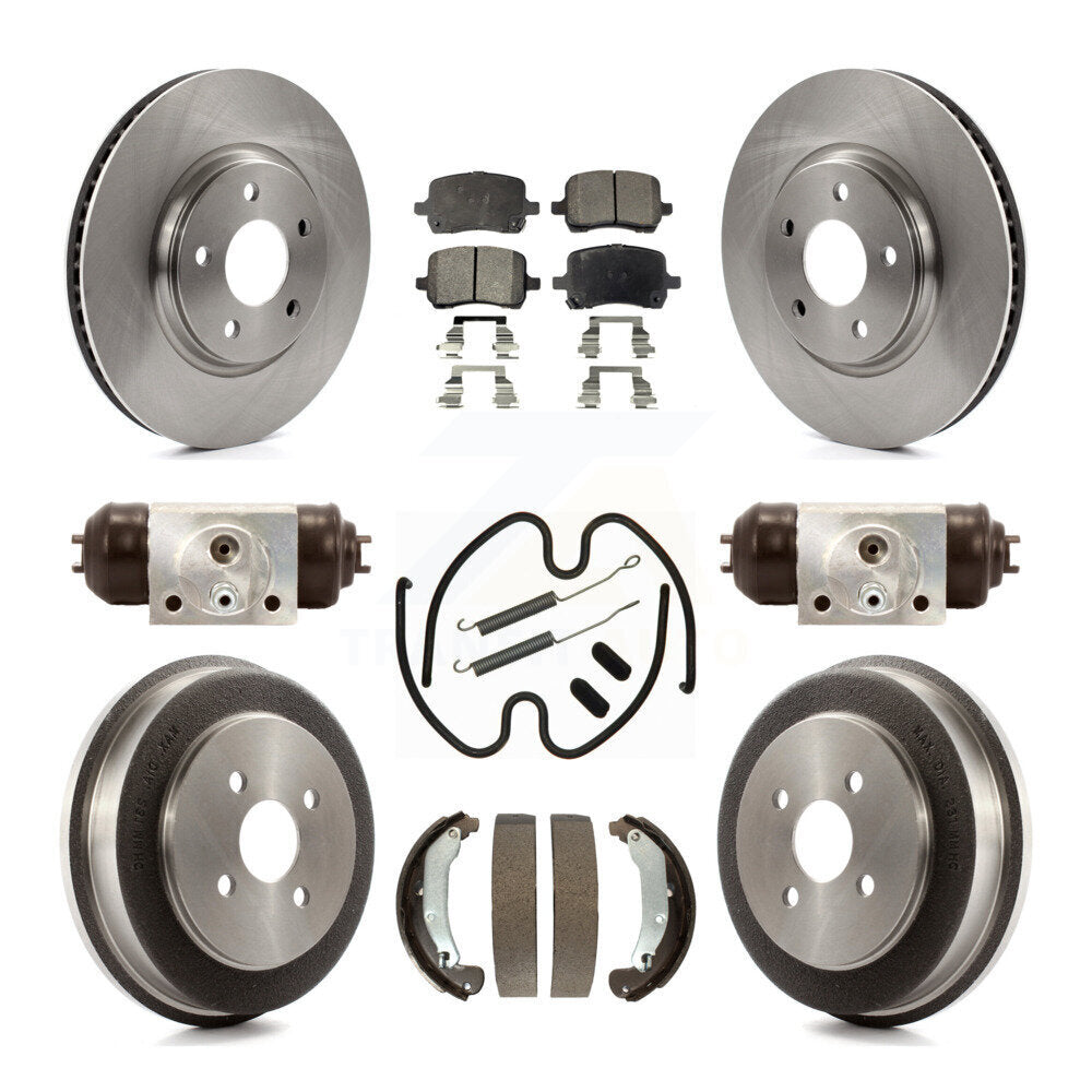[Avant + Arrière] Kit de Disque et plaquette (céramique) de frein pour 2006 Pontiac Pursuit avec Brakes K8T-102640