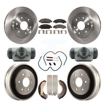 [Avant + Arrière] Kit de Disque et plaquette (céramique) de frein pour Chevrolet Silverado 1500 GMC Sierra Classic K8T-102645