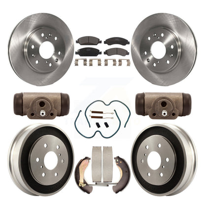 [Avant + Arrière] Kit de Disque et plaquette (céramique) de frein pour Chevrolet Silverado 1500 GMC Sierra Classic K8T-102646
