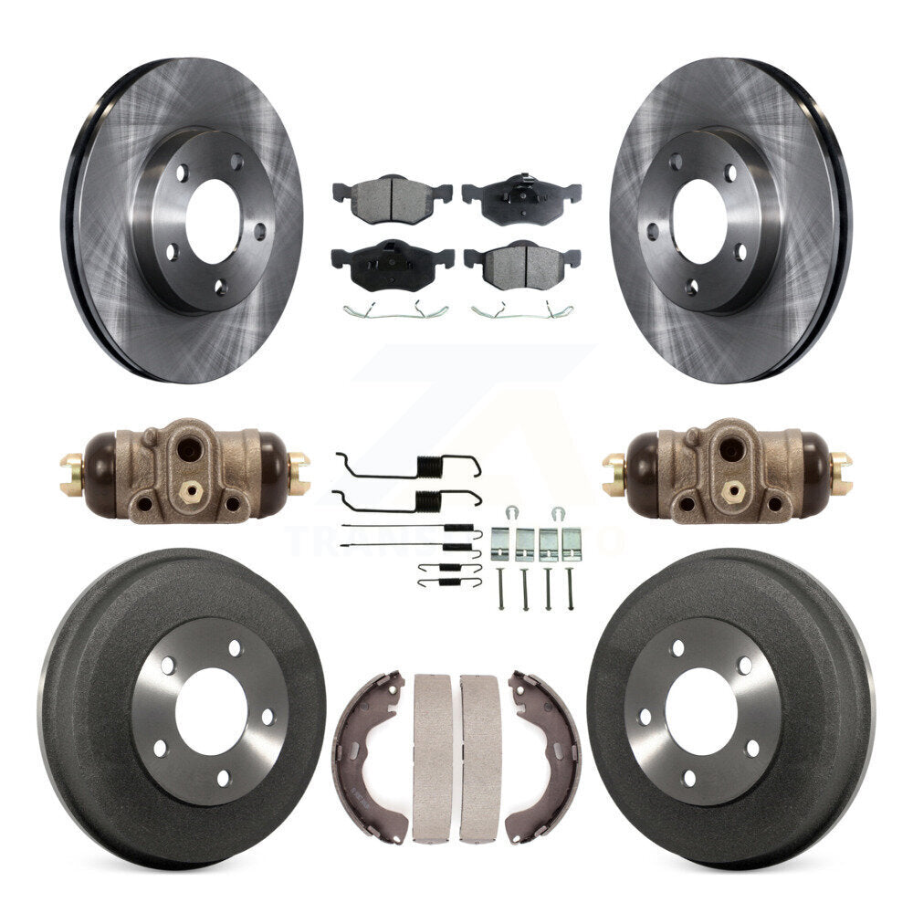 [Avant + Arrière] Kit de Disque et plaquette (céramique) de frein pour Ford Escape Mazda Tribute Mercury Mariner K8T-102664