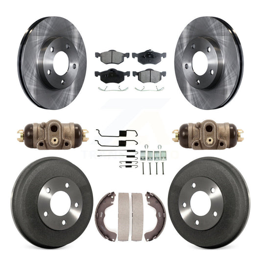[Avant + Arrière] Kit de Disque et plaquette (céramique) de frein pour Ford Escape Mazda Tribute Mercury Mariner K8T-102664