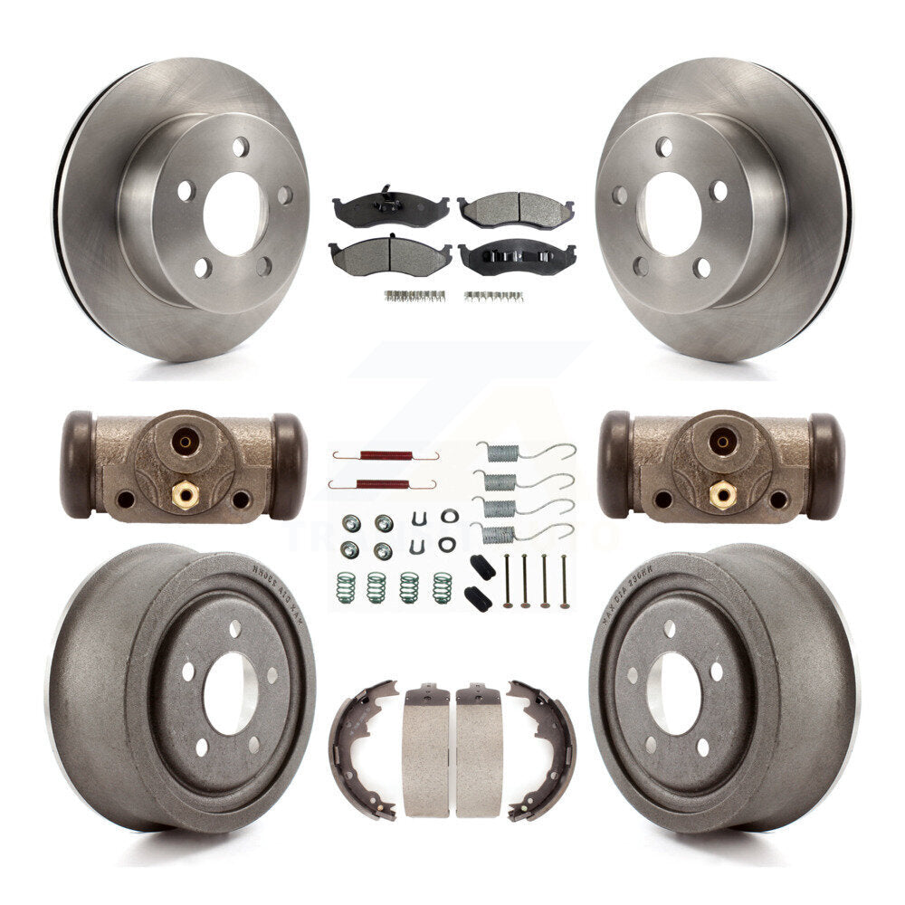 [Avant + Arrière] Kit de Disque et plaquette (céramique) de frein pour Jeep Wrangler TJ K8T-102676
